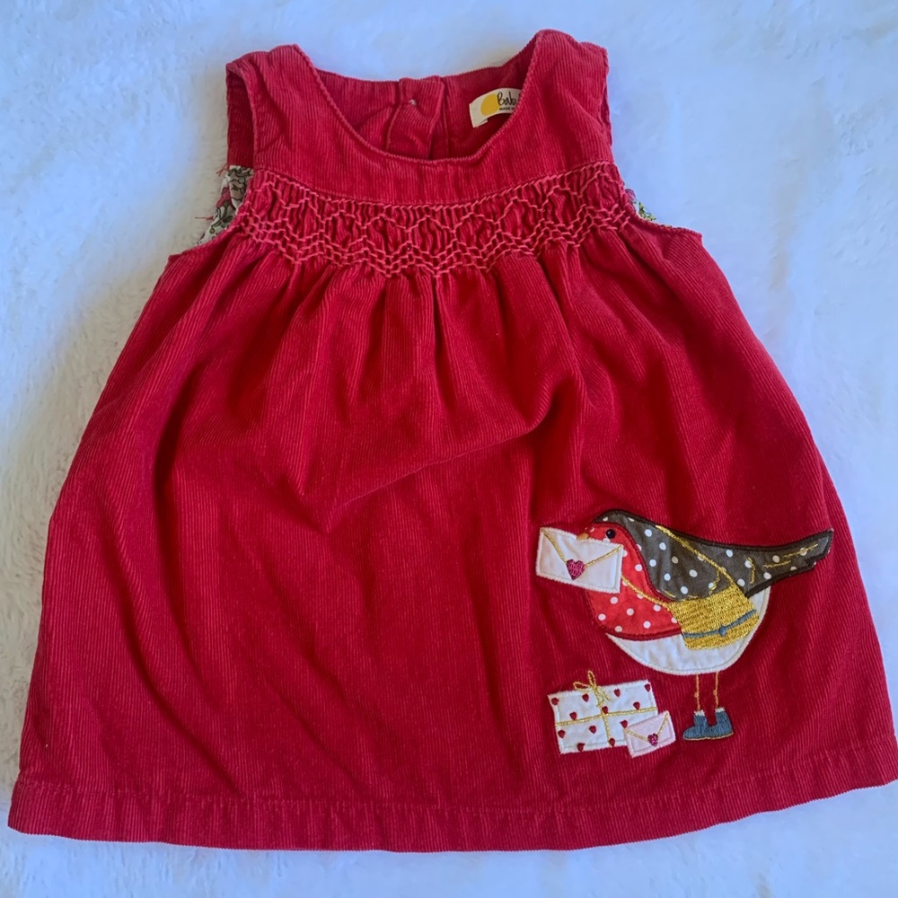 Baby Boden Corduroy Dress